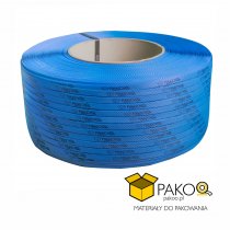 Taśma polipropylenowa PP 12 x 0.60/200/2500 m/niebieska z twoim nadrukiem 