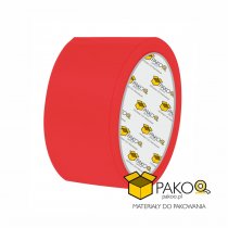 Taśma samoprzylepna o szerokości 48 mm/ klej akrylowy, kolor czerwony / 50 yd
