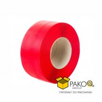 Taśma polipropylenowa PP 12 x 0.60/200/2500 m/czerwona