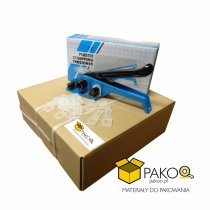 Zestaw do pakowania z napinaczem , klamerką plastikową i taśmą 12 mm